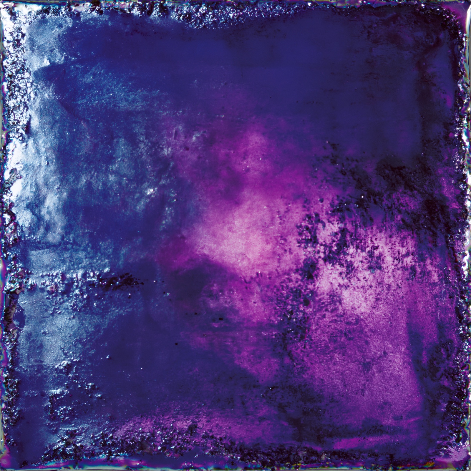 Violet and cyan abstract material panel